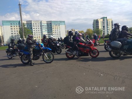 Открытие мотопробега в Речице Открытие мотопробега в Речице